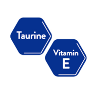 Contém taurina e vitamina E