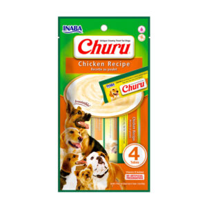 Snack cremoso para perros Dog Churu sabor pollo – Inaba Colombia