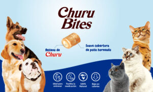 Churu Bites de Inaba: snack saludable para perros y gatos en Colombia